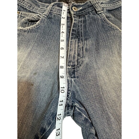 Southpole 4180  Mens Relaxed Fit Blue Jeans Distressed Denim Casual Wear Size 32 - Picture 13 of 16